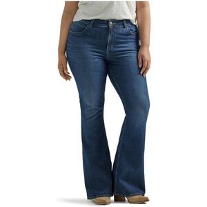 👖NEW! LEE Jeans -Women’s Plus Size Legendary Mid Rise Flare Jeans – Size 24, NWT